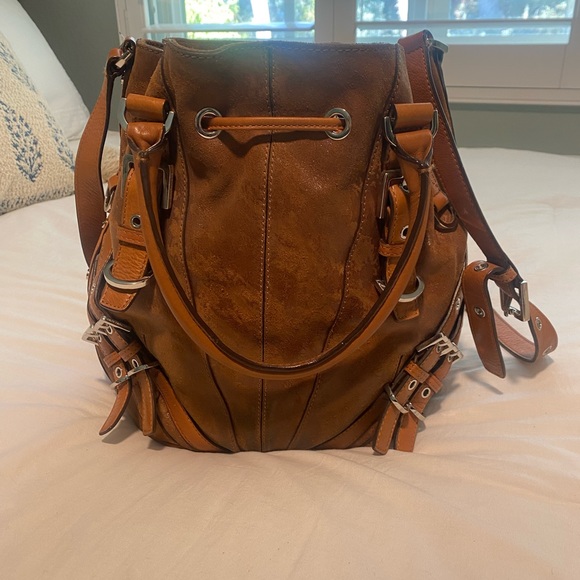 Michael Kors Distress Hobo Bag and Crossbody - Picture 6 of 9